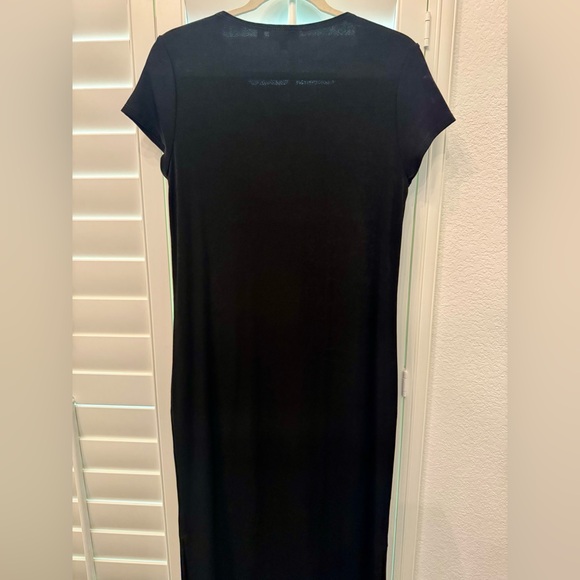 Chico’s Travelers Classic Maxi Dress in black size M (1) - Picture 3 of 4
